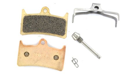 Hope paire de plaquettes tech v4 metalliques