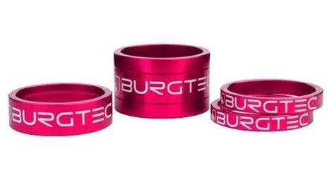 Burgetec kit steering spacers pink