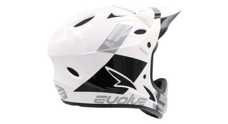 Casque evolve storm glossy white/black