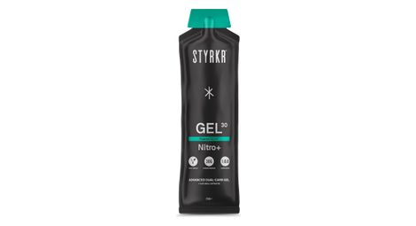 Gel énergétique styrkr gel30 nitro+ dual-carb - 72g