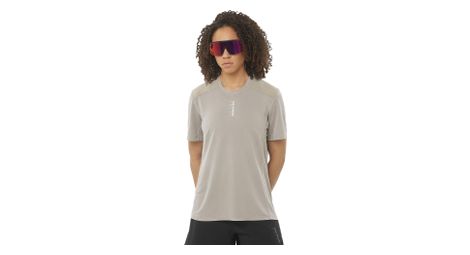 Maillot de manga corta para mujer salomon s/lab ultra beige