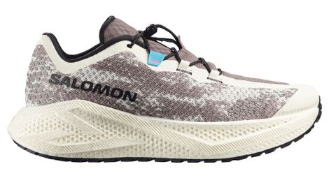 Chaussures Running Salomon Aero Glide 4 GRVL Blanc/Marron Homme
