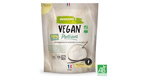 Boisson proteinee vegan overstims vanille bio 700g