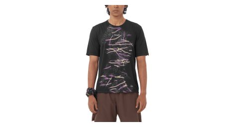 Camiseta de manga corta Salomon SHKout Core Graphic Negro Hombre