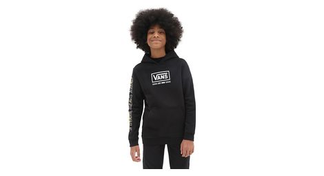 Sudadera con capucha infantil vans digi flames negra