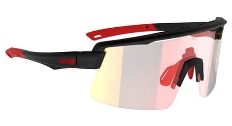 Azr kromic road rx negro mate - lentes iridiscentes rojas