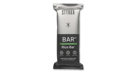 Styrkr bar50 barrita energética de manzana, canela y caramelo caja de 12
