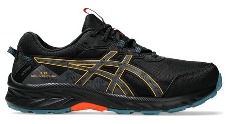 Asics gel-venture 10 waterproof trail shoes black/blue men's