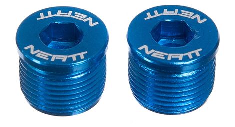 Capots d axe de pedales neatt attack v2 oxygen v2 bleu x2