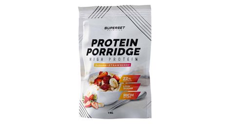 Protein Porridge (1kg) - Superset Nutrition - Fraise Banane - Flocons D'avoine
