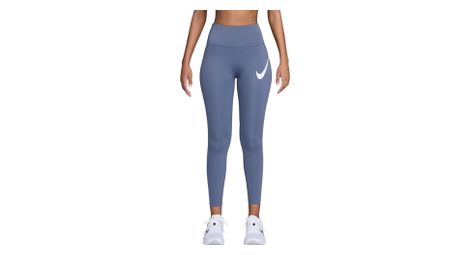 women s 7 8 nike tempo swoosh run blue tights