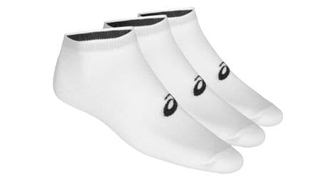 Asics ped white unisex 3-pack socks
