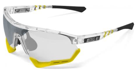 Scicon sports aerotech regular photochromic lunettes de soleil de performance sportive (miroir argenté scnxt photocromique/briller)