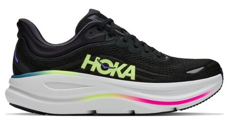 Zapatillas de running Hoka Bondi 9, negro/multicolor, para hombre