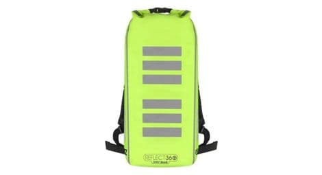 Sac à dos jaune fluo avec zones réfléchissantes 28 litres proviz backpack 360dry