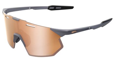 Lentes 100% Hypercraft SQ Soft Tact Grey / HiPER Copper Mirror