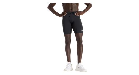 new balance sleek pocket 9in bib shorts black men s