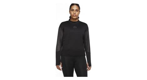 Nike damen dri-fit run division langarmtrikot schwarz