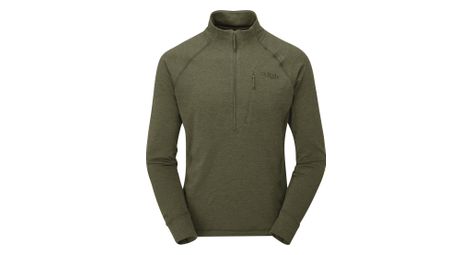 Polaire rab nexus 1/2 zip vert homme