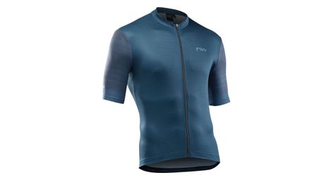 Maillot manches courtes northwave origin bleu
