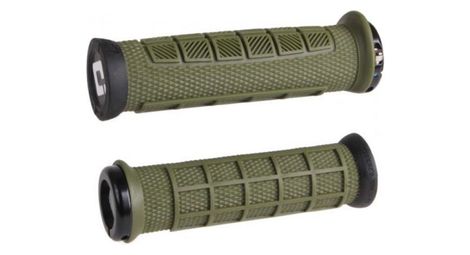 Odi elite pro lock on 130mm khaki / black grips