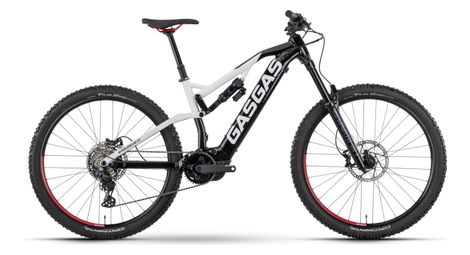 Gasgas g enduro 2.0 shimano deore 10v 720 wh 29'' mountain bike elettrica a sospensione integrale nero/bianco