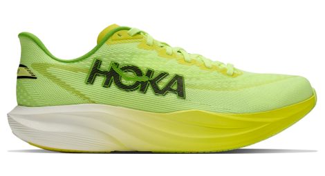 Chaussures Running Hoka Mach 7 Jaune/Vert Homme