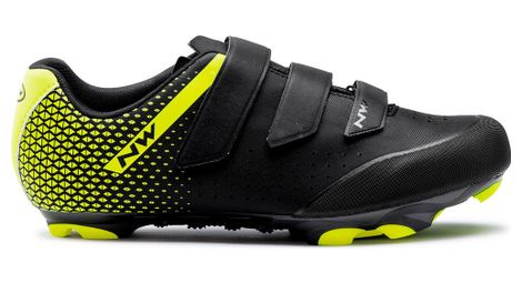 Zapatillas northwave origin 2 negro / amarillo fluo