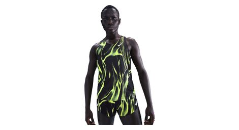 Débardeur nike aeroswift noir/jaune homme