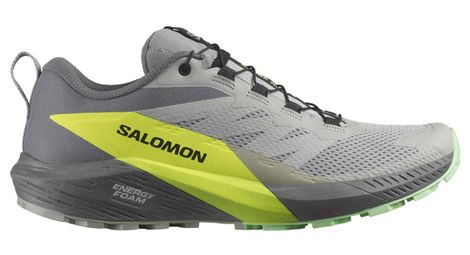 Chaussures de Trail Salomon Sense Ride 5 Gris / Jaune