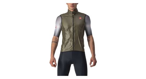 Gilet castelli aria homme marron vert  s