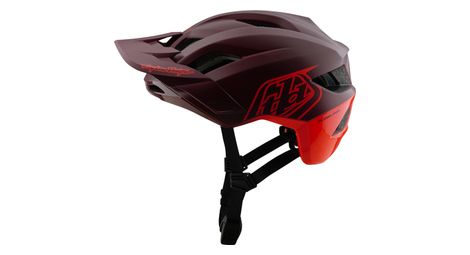 Troy lee designs flowline se mips bordeaux/rosso mtb casco
