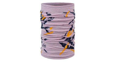 Tour de cou unisexe merino lightweight prints rose