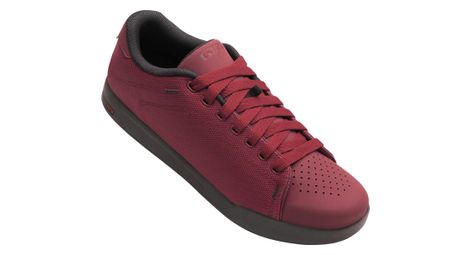 Par de zapatillas giro deed ox rojo sangre