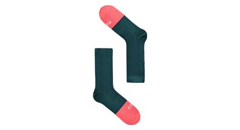 Paire de chaussettes maap division dark teal vert rouge