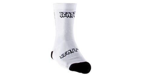 Leatt mtb sokken wit/zwart