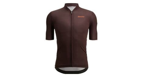 Santini glory day maglia a manica corta marrone s