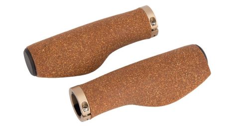 Lot de poignées ergotec kyoto kork vtt 130/130mm