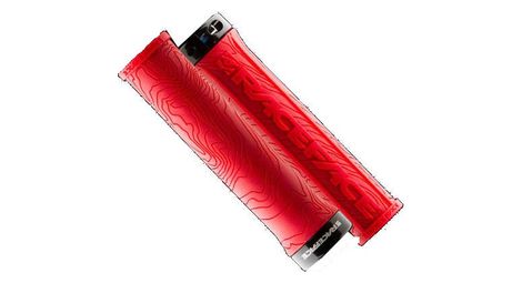 Race face paire de grips half nelson rouge