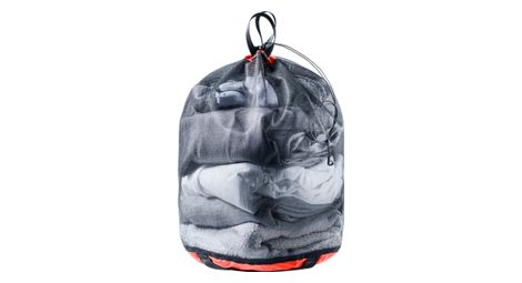 Sac de rangement deuter mesh sack 5 orange noir