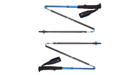 Black diamond distance carbon z hiking poles black/blue