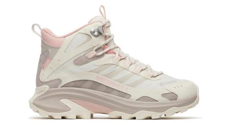 Chaussures de Randonnée Merrell Moab Speed 2 Mid Gore-Tex Beige Femme