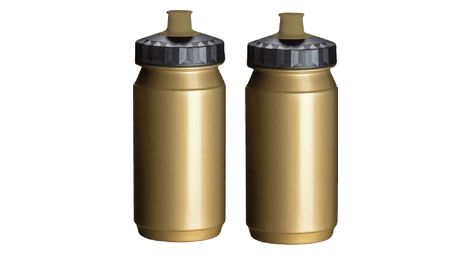 Gourde 2 x 550 ml Bidon Or Noir