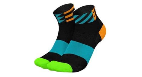 Chaussettes incylence ultralight elements short noir/turquoise