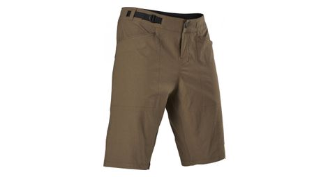 Short avec peau fox ranger lite marron