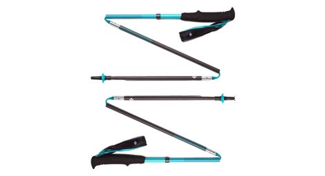 Black diamond distance carbon z bastones de trekking para mujer negro/azul 120