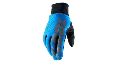 100% guantes de invierno hidromáticos brisker azules s