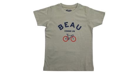 T shirt manches courtes rubb r beau gris enfant