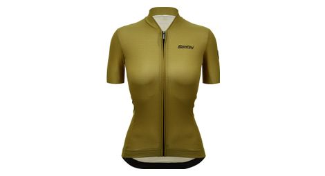 Maillot manches courtes femme santini glory day vert