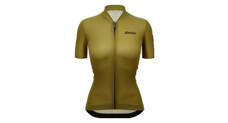 santini glory day short sleeve jersey green